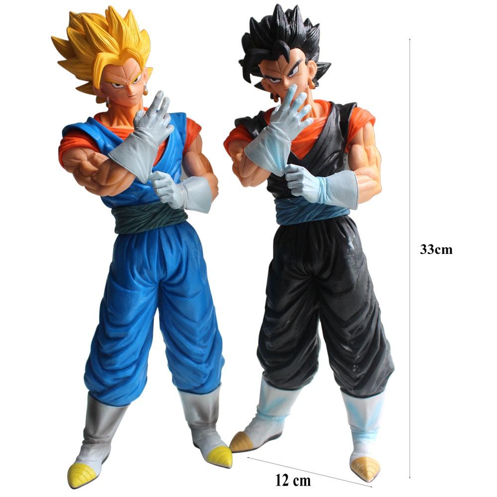 Mô hình 7 viên ngọc rồng Songoku Vegito tóc xanh ,tóc vàng hàng siêu chất cao 33 cm , figure 7 dragon ball