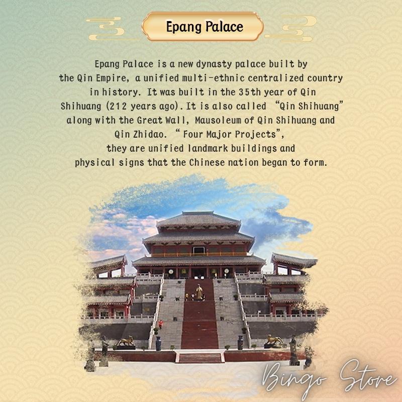 CUNG A PHÒNG  2964 CHI TIẾT- MÔ HÌNH LẮP RÁP CÁC CÔNG TRÌNH NỔI TIẾNG