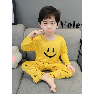 Bộ Quần Áo Trẻ Em Dài Tay Minky Mom Funny Cao Cấp Cho Bé Chất Thun Lạnh Mềm Mịn Thoáng Mát