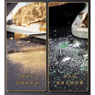 Bột màu nhũ vàng bạc Martini
