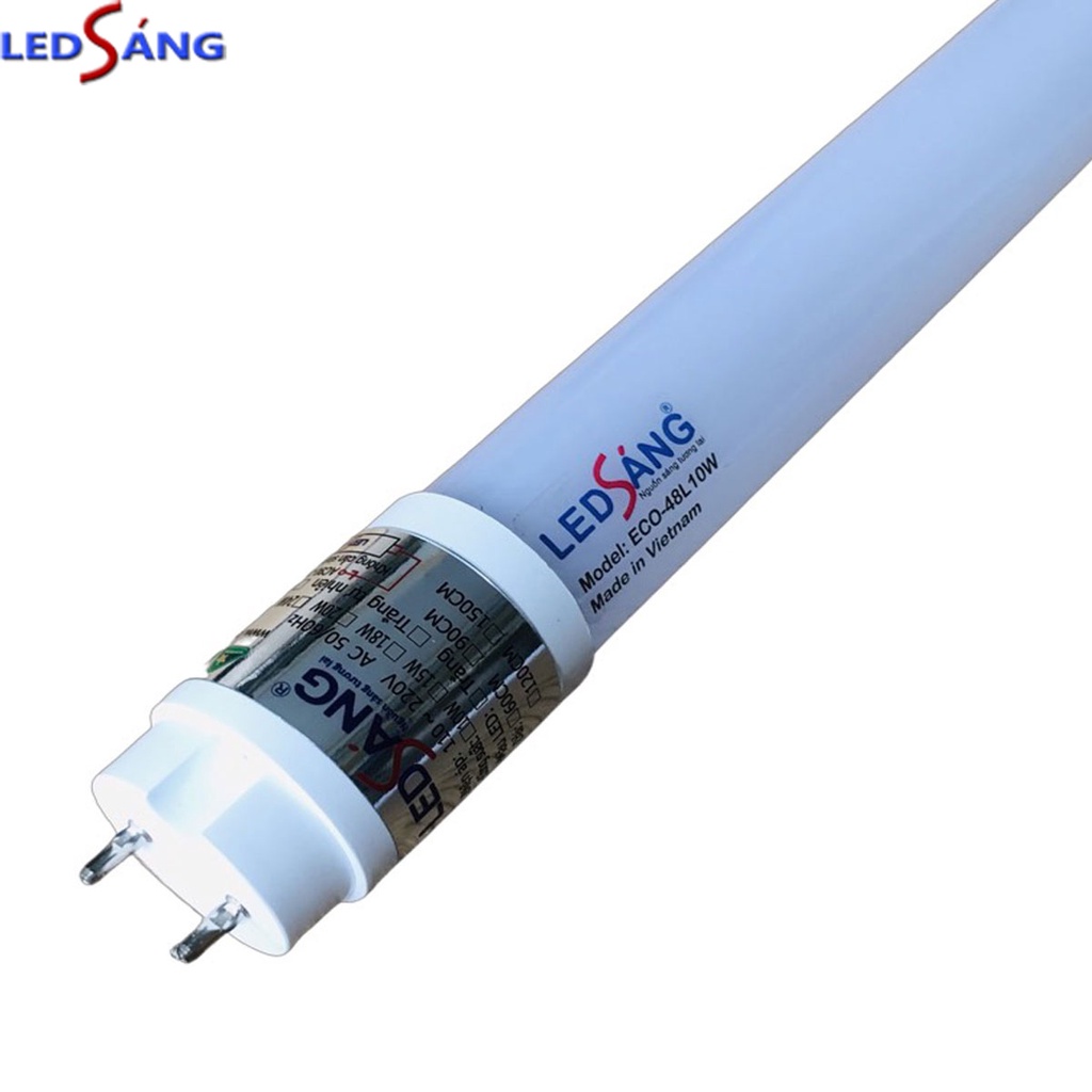 Tuýp (Tube) Led Nhựa T8 Ledsang 0.6m,1.2m ECO-96L20W ECO-48L10W - Bóng Đèn Led