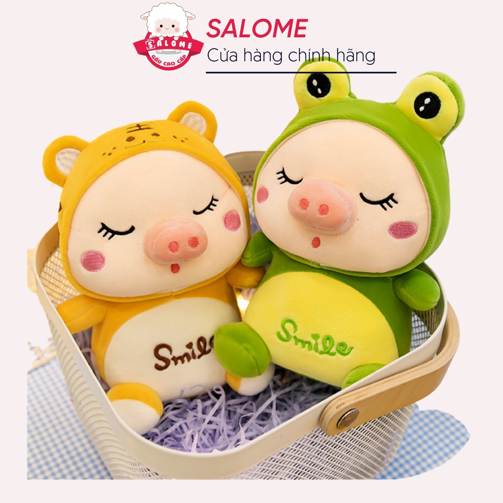 Gấu Bông Con Heo Smile Thỏ Hổ Ếch 22cm SALOME tp HCM, Thú Đồ Chơi Nhỏ Cho Bé Cute Cao Cấp