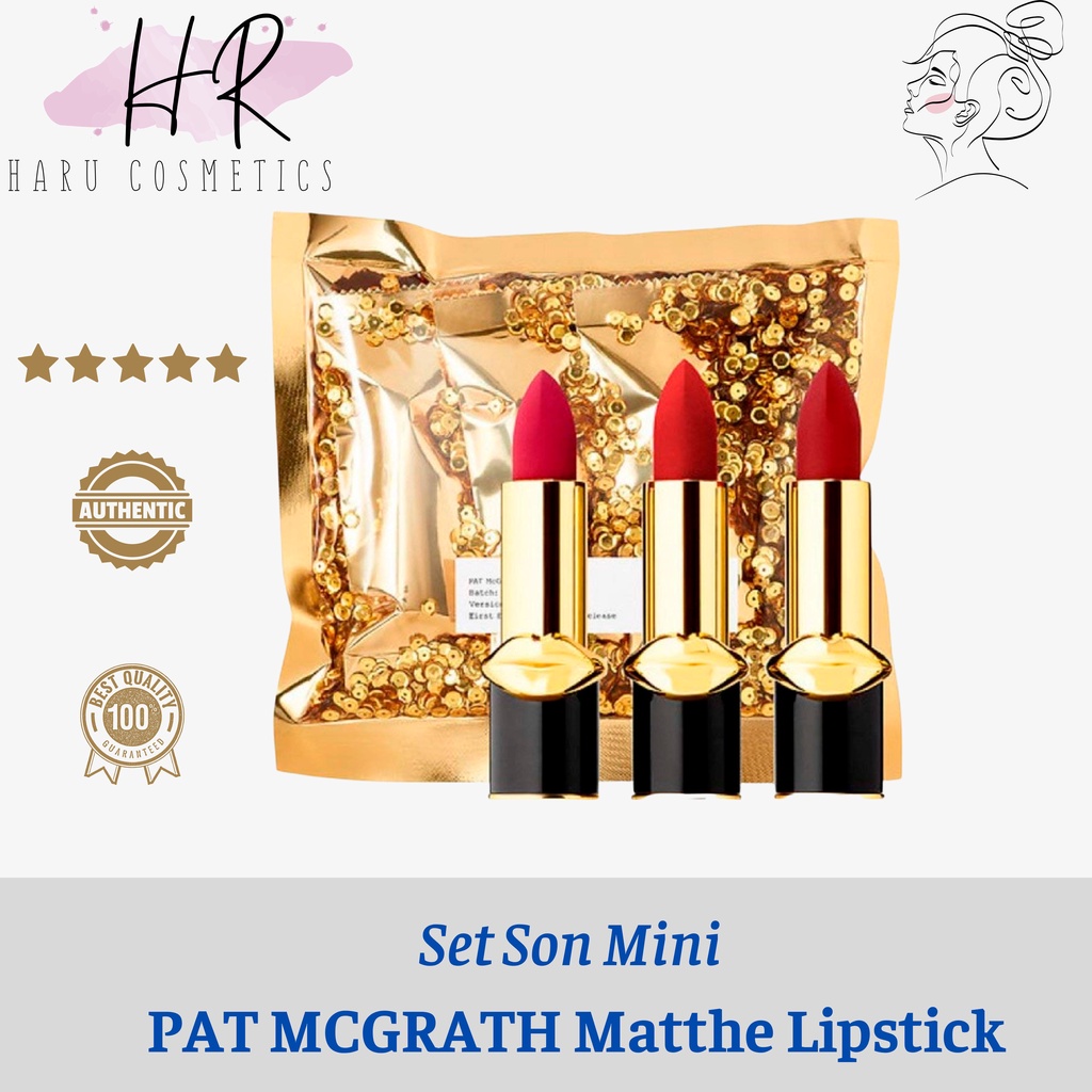 Set Son Mini PAT MCGRATH Matthe Lipstick