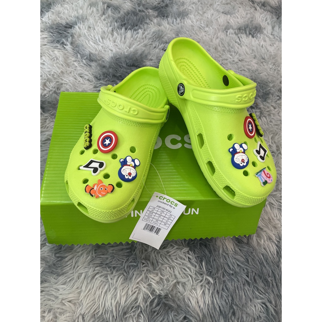 CROCS SỤC XANH CHUỐI CHÍNH HÃNG