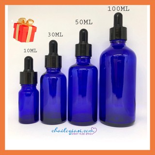 VỎ CHAI SERUM XANH DƯƠNG NHIỀU KÍCH THƯỚC