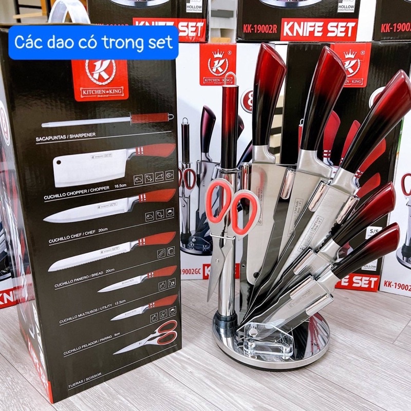 Set dao 8 món nội địa Nhật Knife
