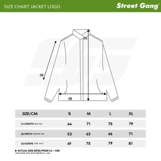 Áo Jacket Logo - Đen - Street Gang