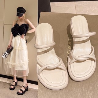 Dép sandal cao gót hở ngón thời trang nữ