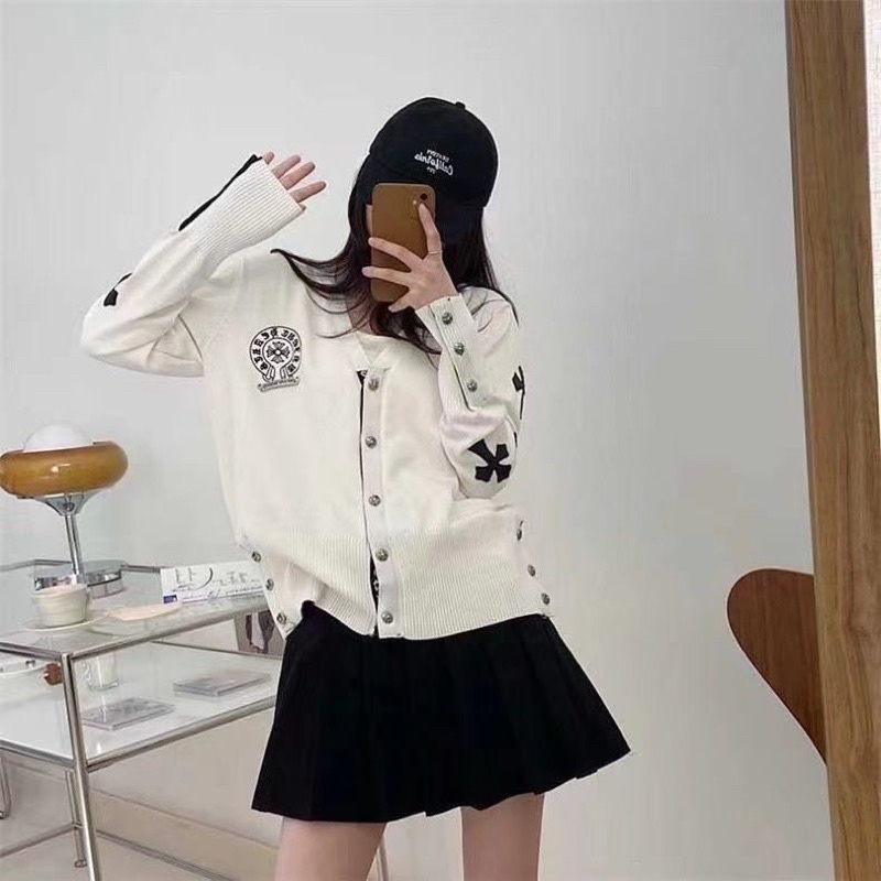 Cardigan chorme thánh giá hàng tàu