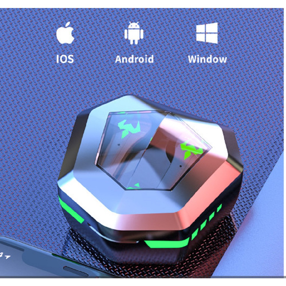 Tai nghe N35 Gaming TWS bluetooth 5.2 9D âm thanh vòm có mic chống ồn, Tai nghe chơi game, pin trâu