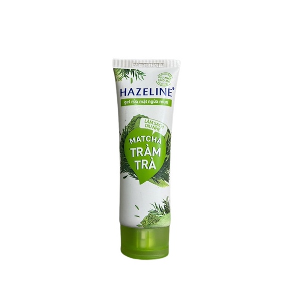 Sữa rửa mặt Hazeline nghệ hoa cúc ,matcha tràm trà 100g