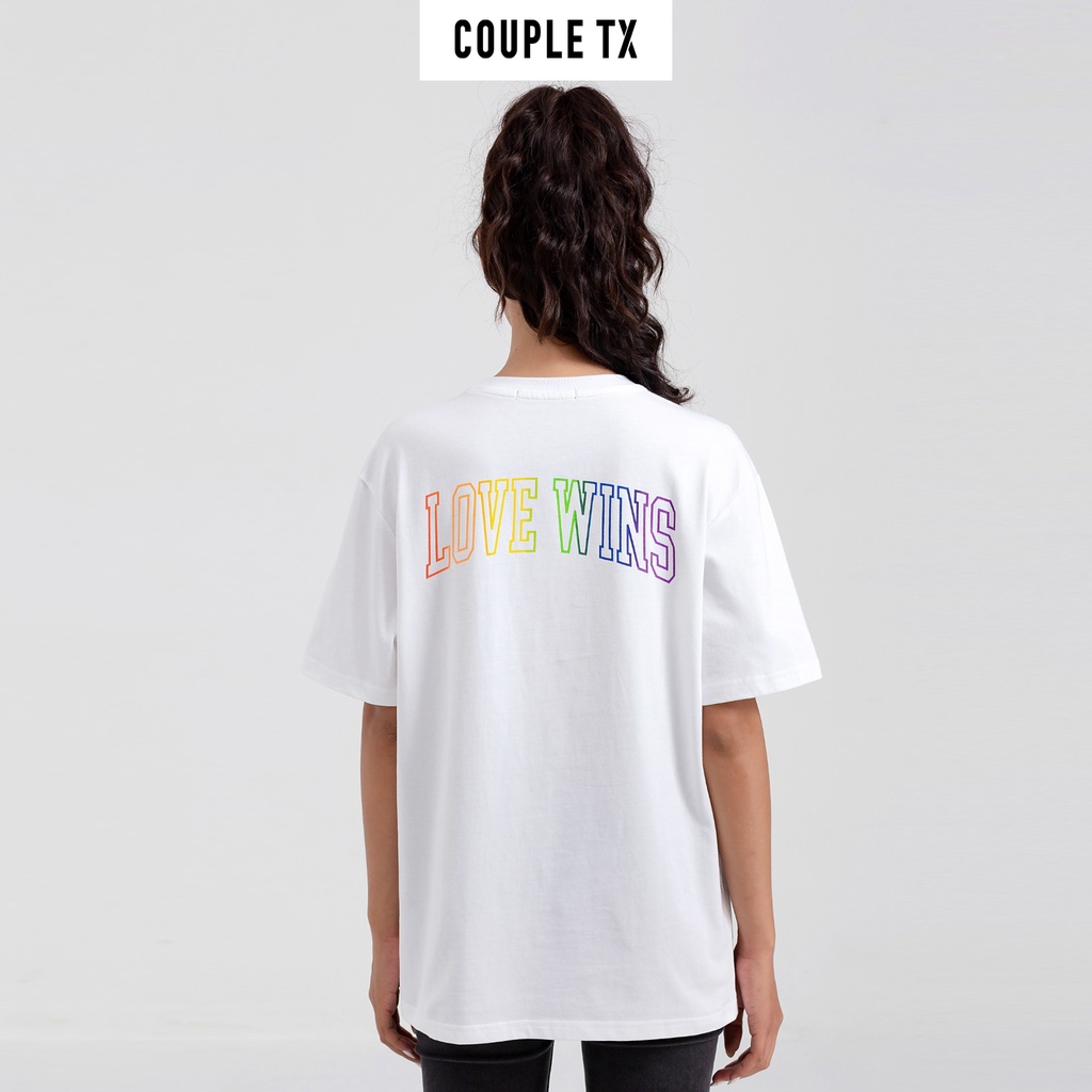 Áo Thun Unisex Nam Nữ Couple TX Love Wins MTS 1150