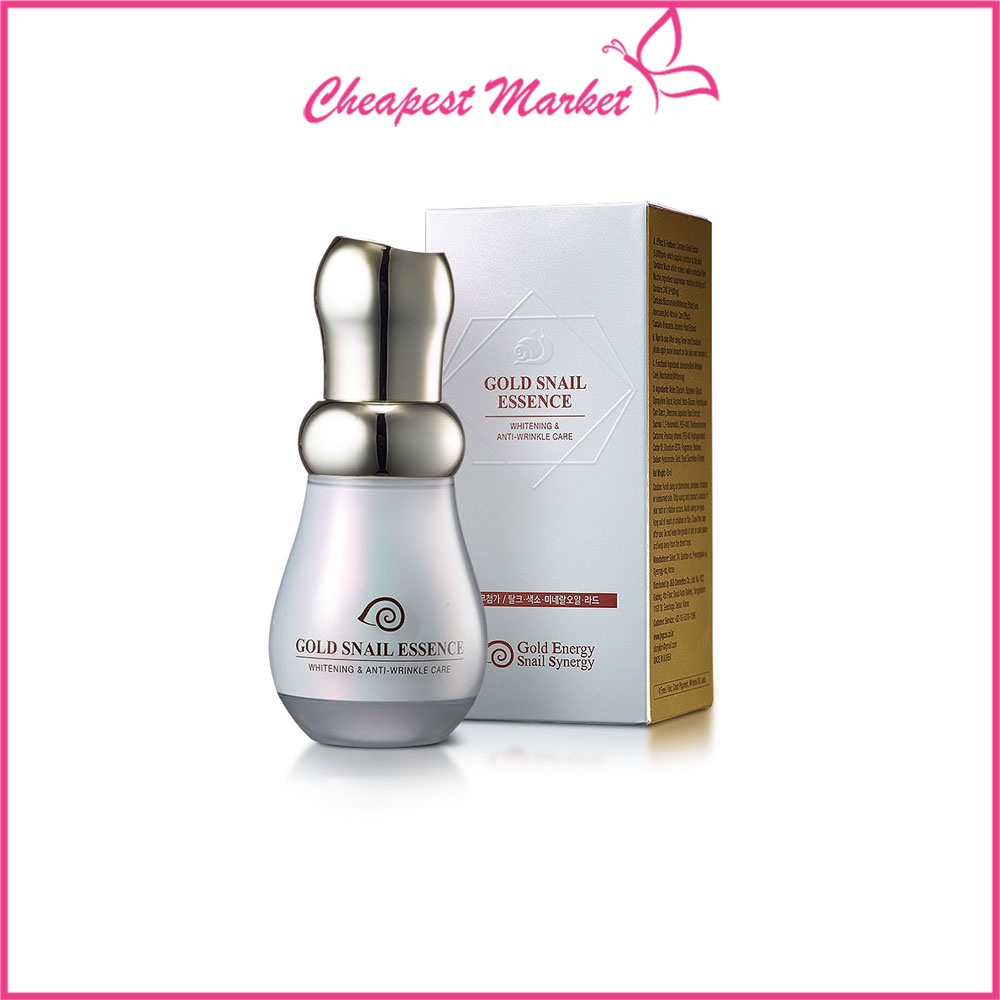 Tinh Chất Serum Dưỡng Trắng Da Chống Lão Hoá Từ Vàng 24K ,Dịch Ốc Sên Gold Snail Essence GOLD ENERGY SNAIL SYNERGY