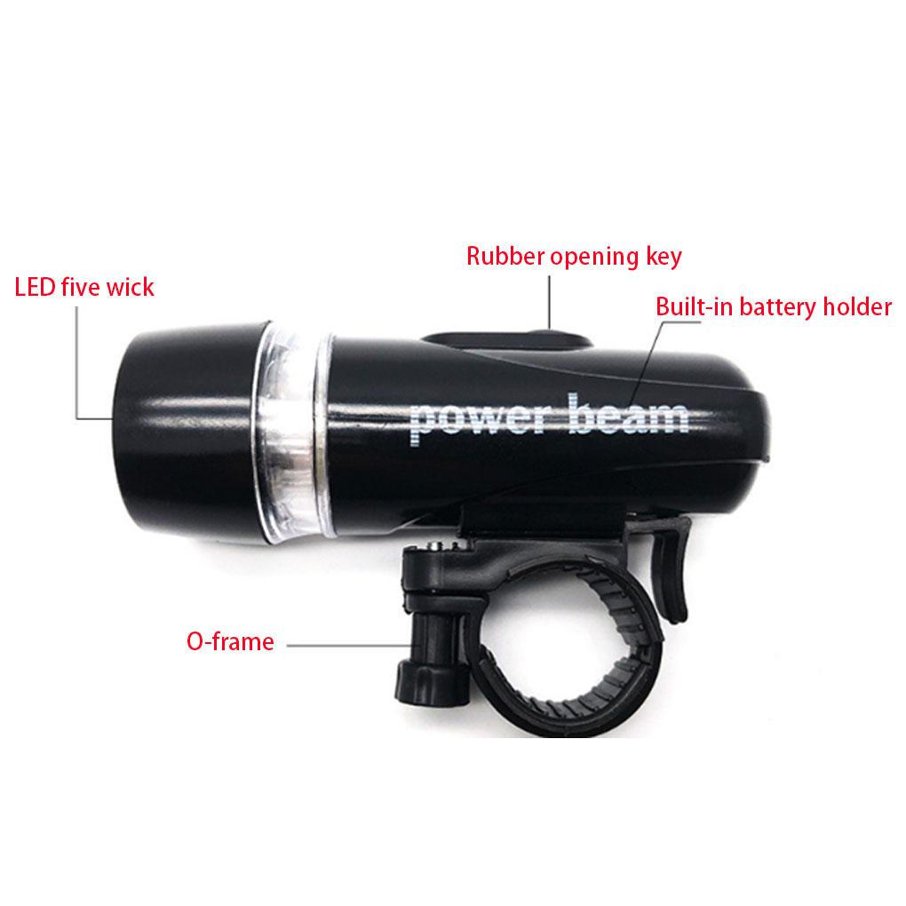 Đèn Pha LED 5 Bóng Chống Thấm Nước Cho Xe Đạp