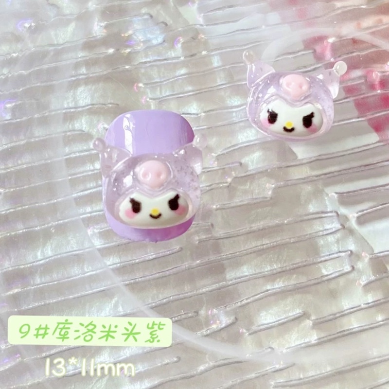 Set 5 Charm Hoạt Hình Sanrio Trang Trí Móng
