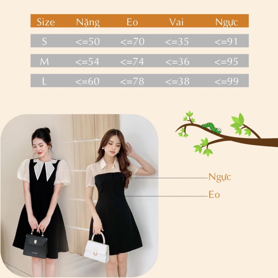 Váy, Đầm thiết kế khoét ngực chữ A họa tiết hình khối vân nổi váy xòe phong cách tiểu thư Eva Lover