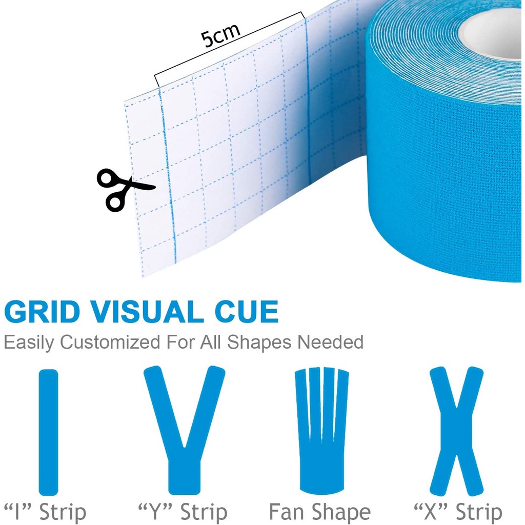 Băng keo thể thao dán cơ KINESIOLOGY, băng dán thể thao bóng đá hỗ trợ chống chấn thương