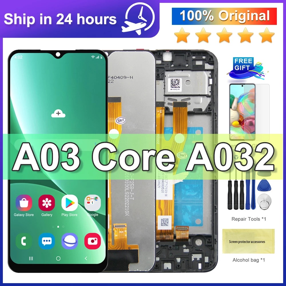 Màn Hình LCD Cho SAMSUNG Galaxy A03 Core A032 SM-A032F/DS Màn Hình Bộ Số Hóa Cảm Ứng Thay Thế