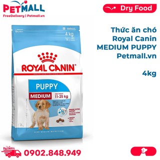 Thức ăn chó Royal Canin MEDIUM PUPPY 4kg Petmall