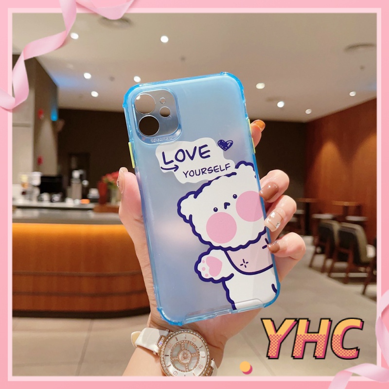 Ốp Điện Thoại Hình Gấu Dễ Thương Cho Iphone6 6splus 7 7plus 8 8plus XR x xs 12 11 pro max plus 12mini-811