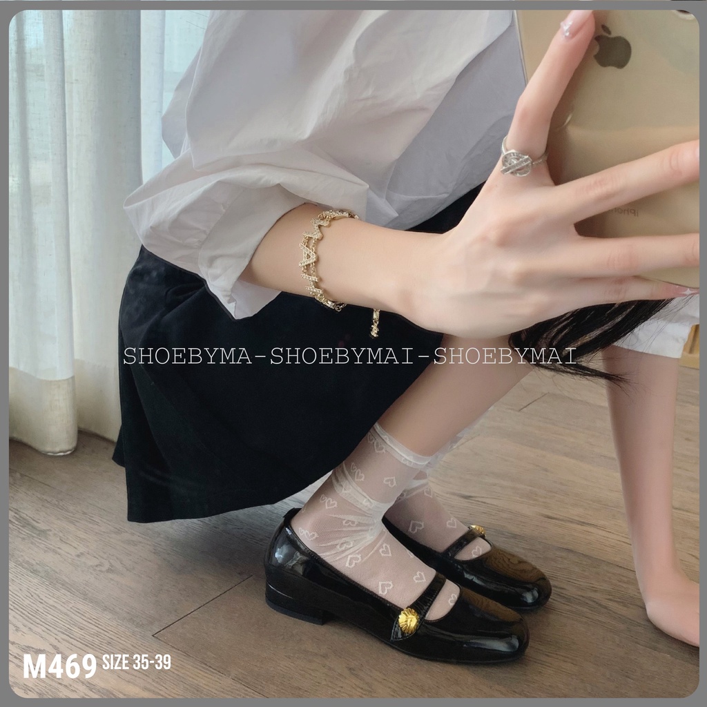 Giày nữ tiểu thư marry jane xinh mũi tròn M469
