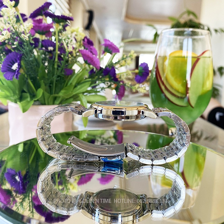 Đồng hồ Nam ,Đồng hồ OMG Dây da cao cấp, Mặt kính cháng Sapphire chống xước, chống nước