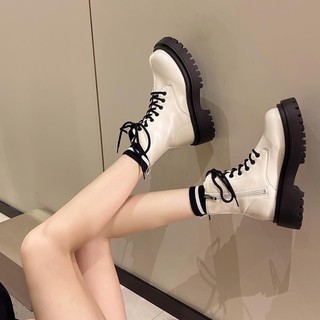(CÓ SẴN) BỐT CỔ LỠ CÓ KHOÁ KÉO - COMBAT BOOTS