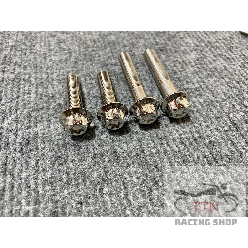 Combo Ốc Salaya Inox 304 Gắn Pat Treo Pô Và Gấp Các Dòng Xe Tay Ga Vario, AB,Click