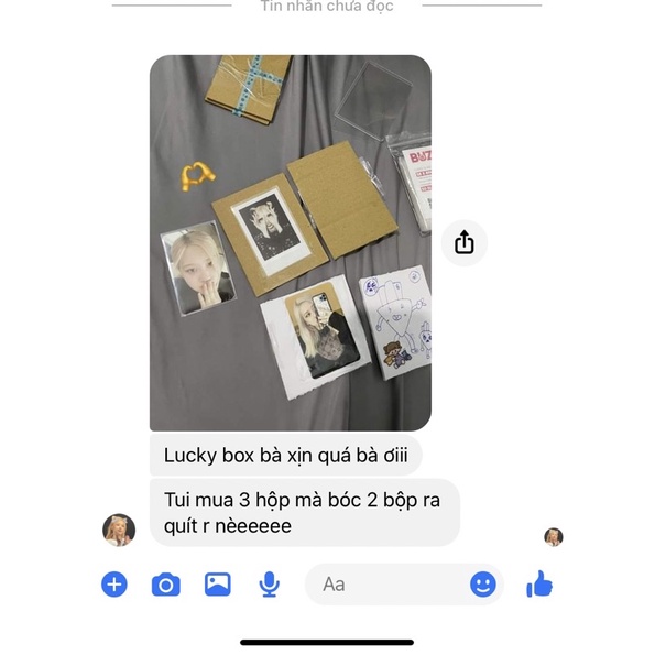 Hộp quà album ảnh lucky box blackpink