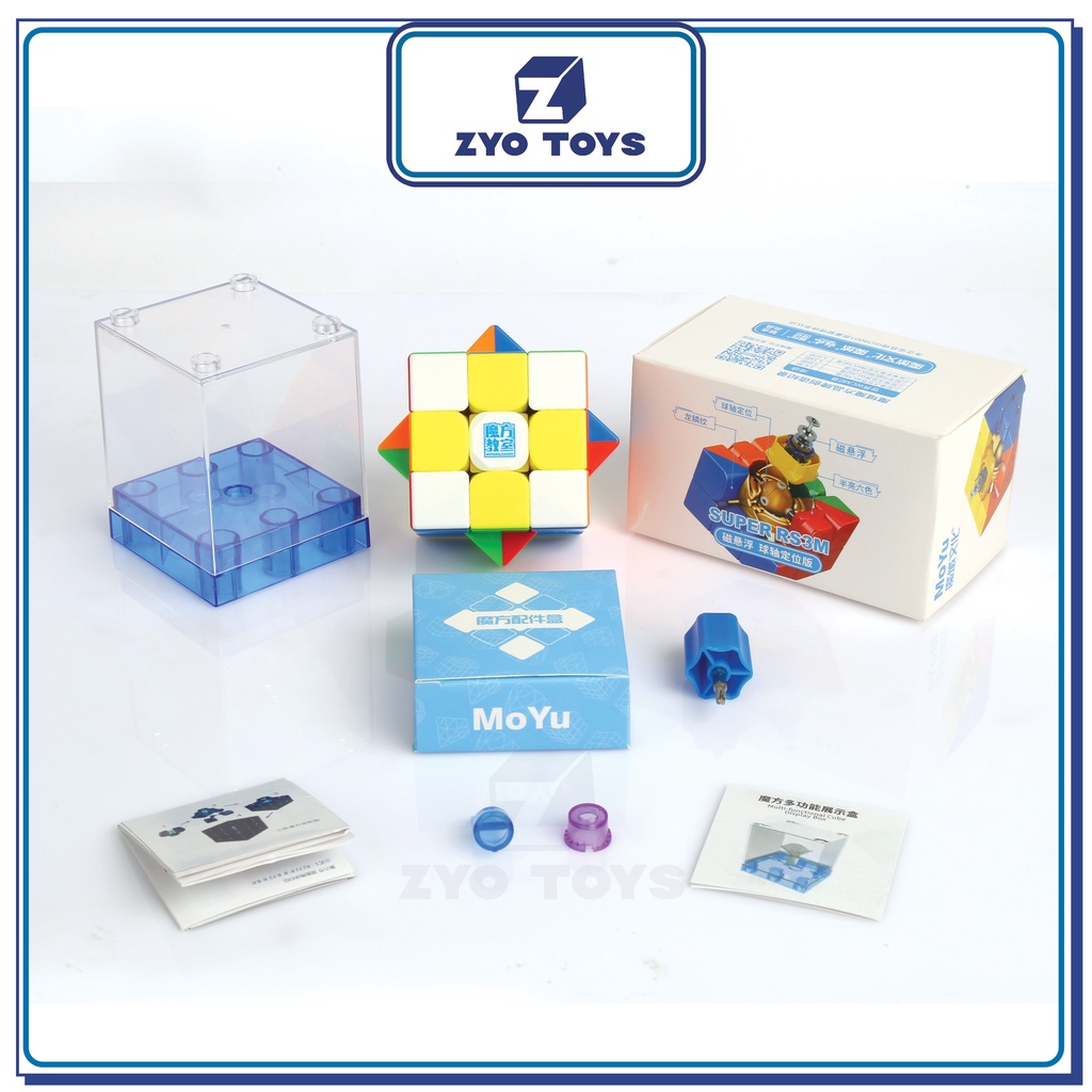 Rubik Moyu Super Rs3m 2022 Có Nam Châm- Đồ Chơi Trí Tuệ 3 Phiên Bản Magnetic, Maglev, Ball Core- ZyO Toys