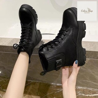 Bốt Nữ Khuy Cổ Chun Len Hàng XỊn