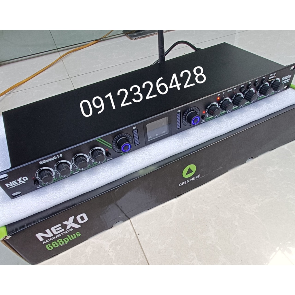 Nâng Tiếng NEXO 668 Plus Thế Hệ 2023 CÓ Bluetooth, Quang Học Optical Tăng Uy Lực Cho Dàn Karaoke. Cho giọng ca như ca sĩ