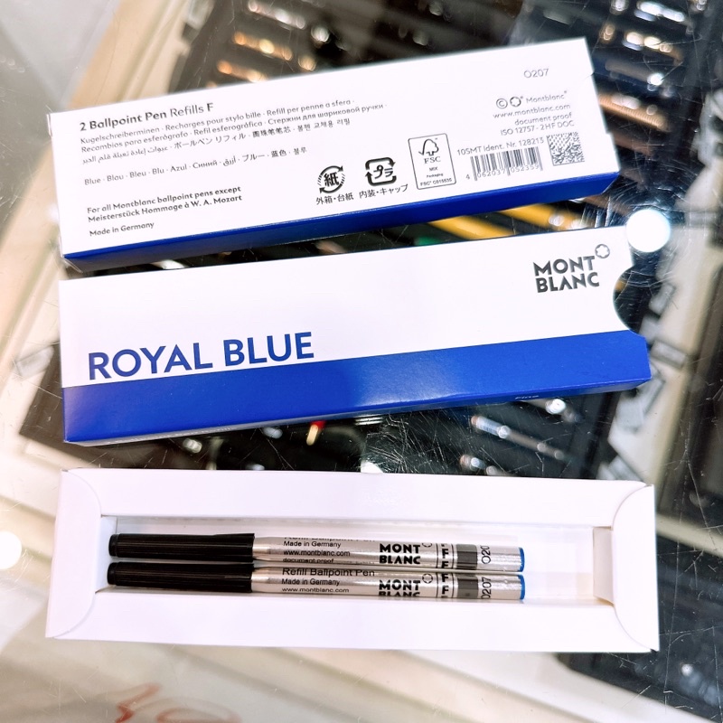 Ruột Bút Bi Montblanc Ballpoint Refill Chính Hãng Royal Blue