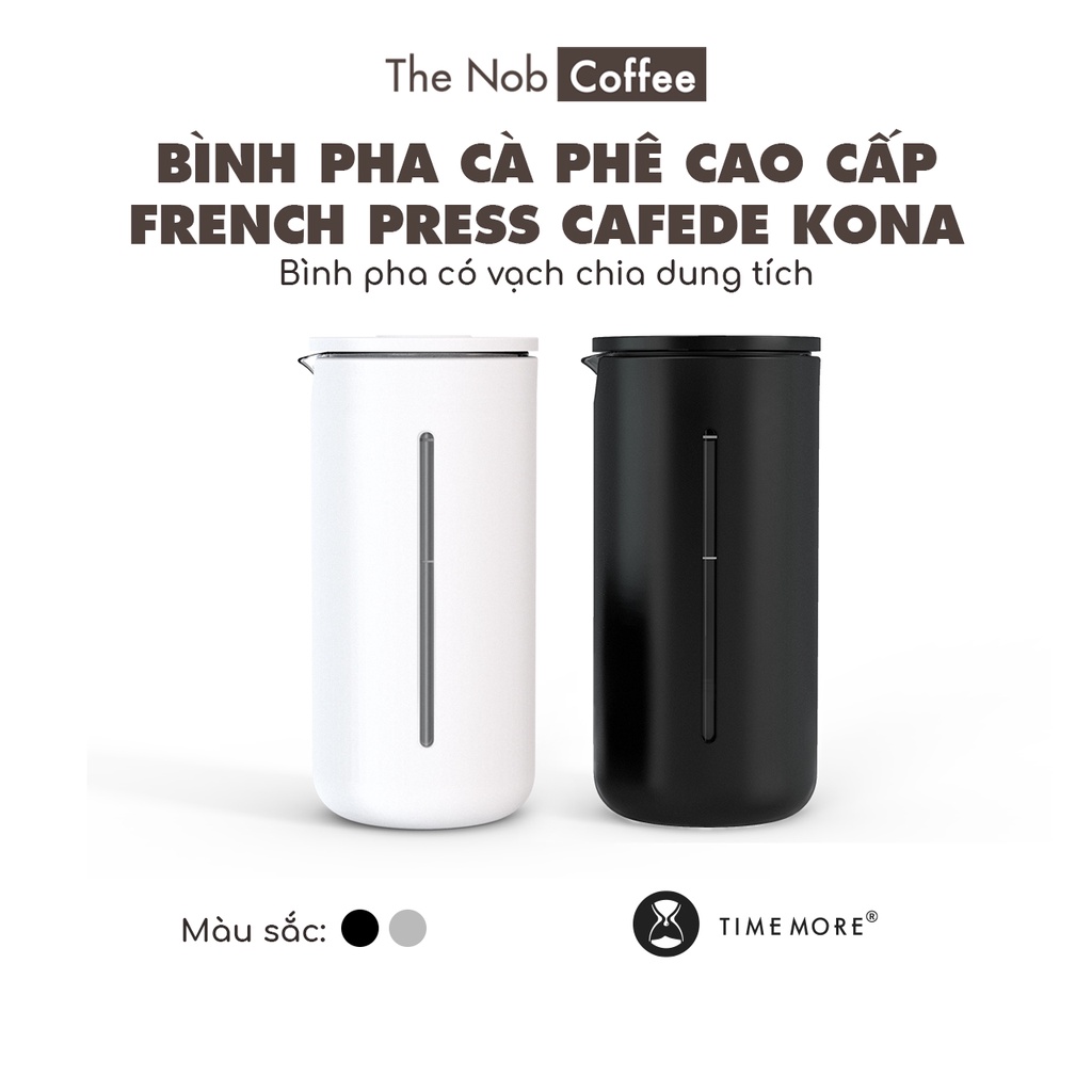 Bình pha Cà Phê French Press Timemore U 450ml - pha cà phê kiểu Pháp cao cấp