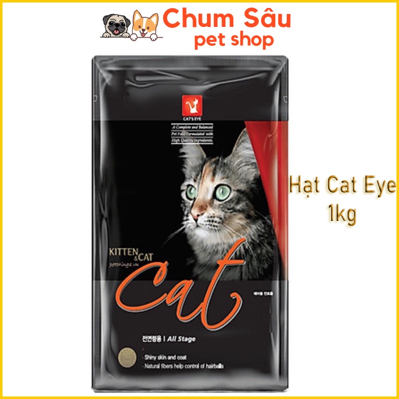 Thức ăn hạt cho mèo mọi lứa tuổi Cateye 1kg, Cat eye 1kg