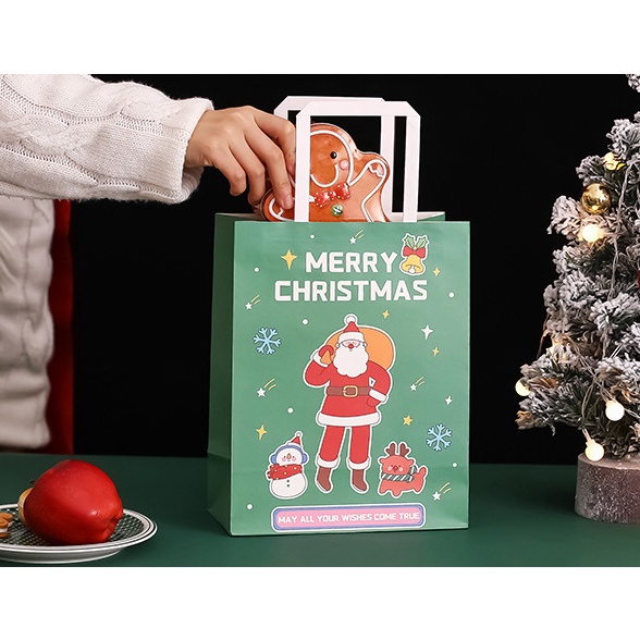 Túi giấy đựng quà Giang sinh , tui dung quà noel