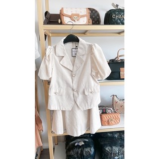 Set vest chân váy