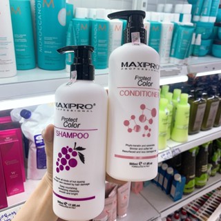  Dầu gội xả giữ màu nhuộm ngăn gàu  phục hồi tóc nhuộm Maxipro 500ml 