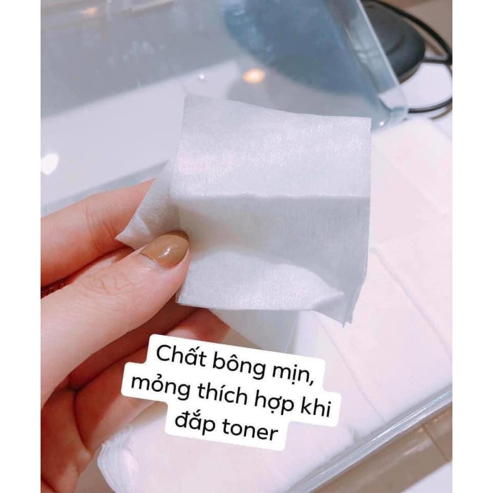 Hộp bông tẩy trang Miniso 1000 miếng - Thấm toner