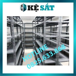 Kệ sắt v lỗ đa năng dài 1m x rộng 0,4 m x cao 1m-1,2m-1,5m-2m – 3,4,5,6 tầng - kệ sắt hà nội