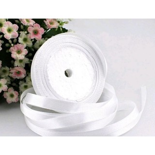 Hoả tốc 5 cuộn 22 mét ruy băng lụa thường 1cm chất mỏng