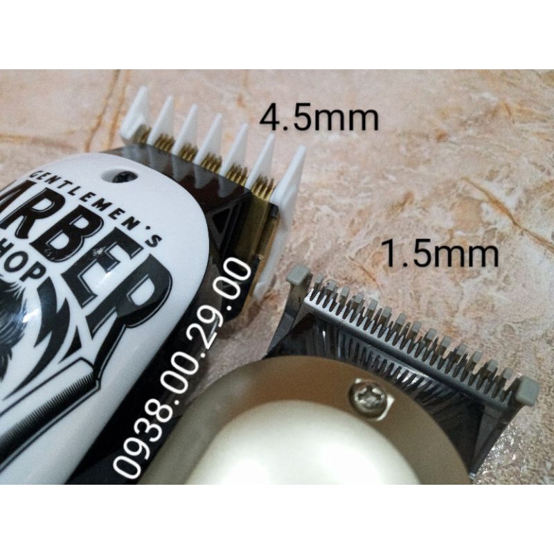 Cữ 1.5mm 4.5mm Cho Tông Đơ Cắt Tóc Kemei. Bộ 2 Cữ Nhựa 1.5mm Và 4.5mm Loại Tốt.