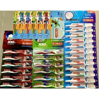 Bàn chải đánh răng Dr.Obok " dạng Vĩ treo " - Người lớn và Bé
