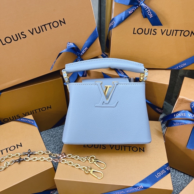 TÚI XÁCH EO VI CAPU SUPER VIP DA DÊ THẬT FULL BOX NAM CHÂM SIZE 20