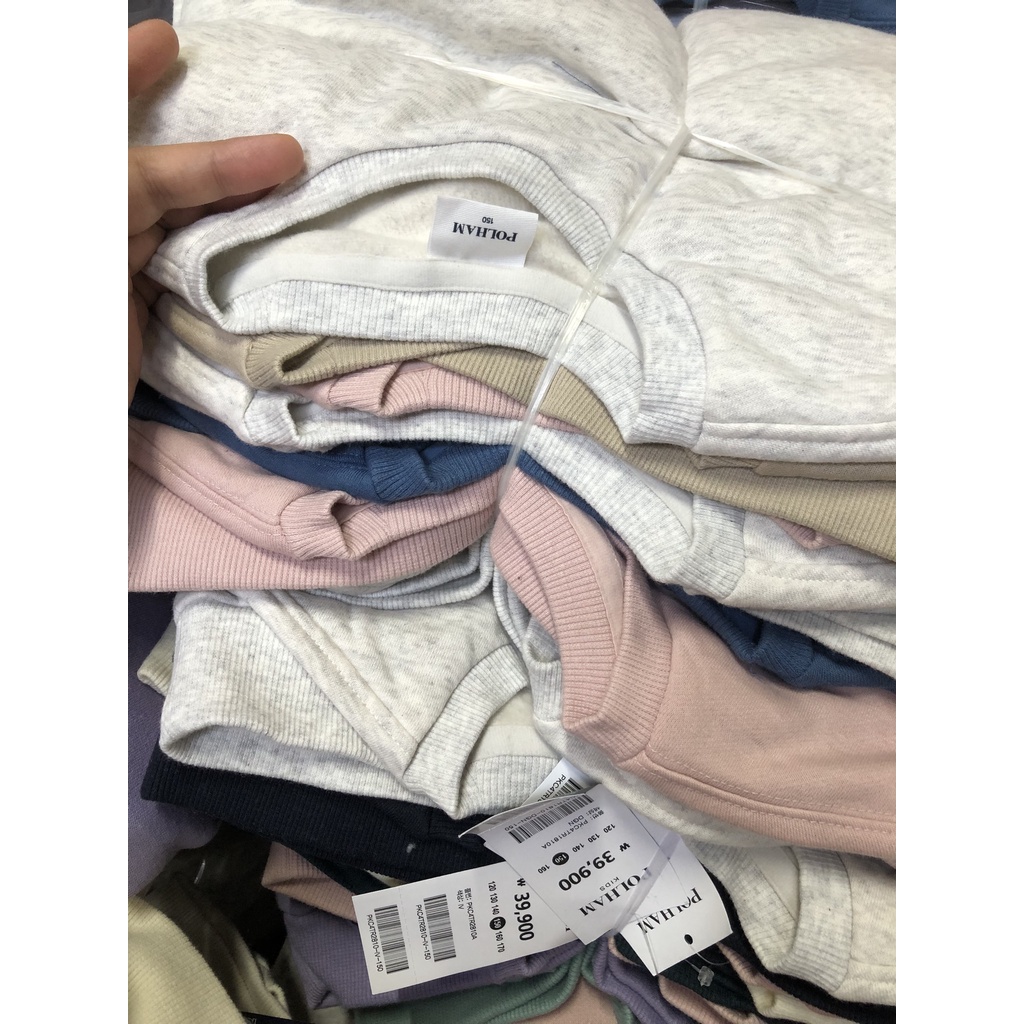 Áo nỉ xuất Hàn POLHAM dư xịn