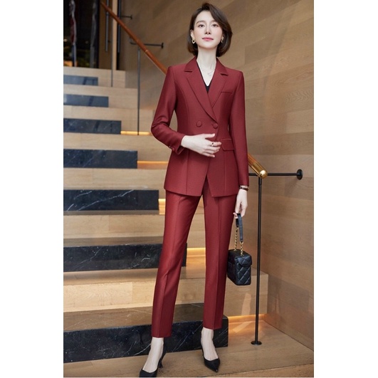 Bộ vest nữ cao cấp kiểu dáng sang trọng QCNP3531