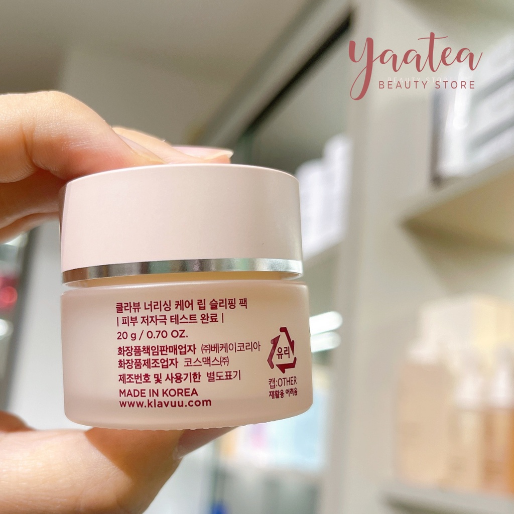 Mặt Nạ Môi Klavuu Nourishing Care 20g