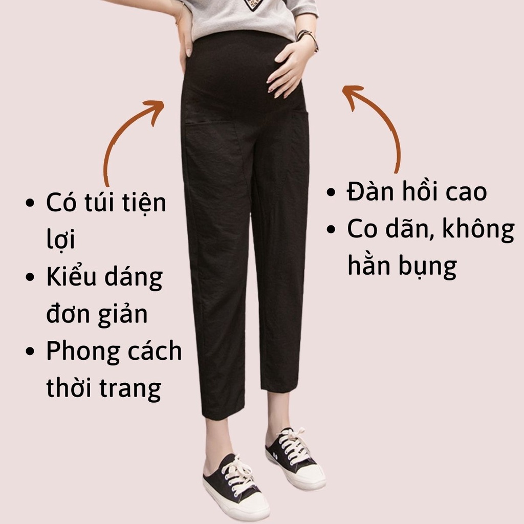 Quần Bầu Baggy Larosa Chất Đũi Siêu Mềm Mát Style Trẻ Trung Có Chun Điều Chỉnh LA204Q