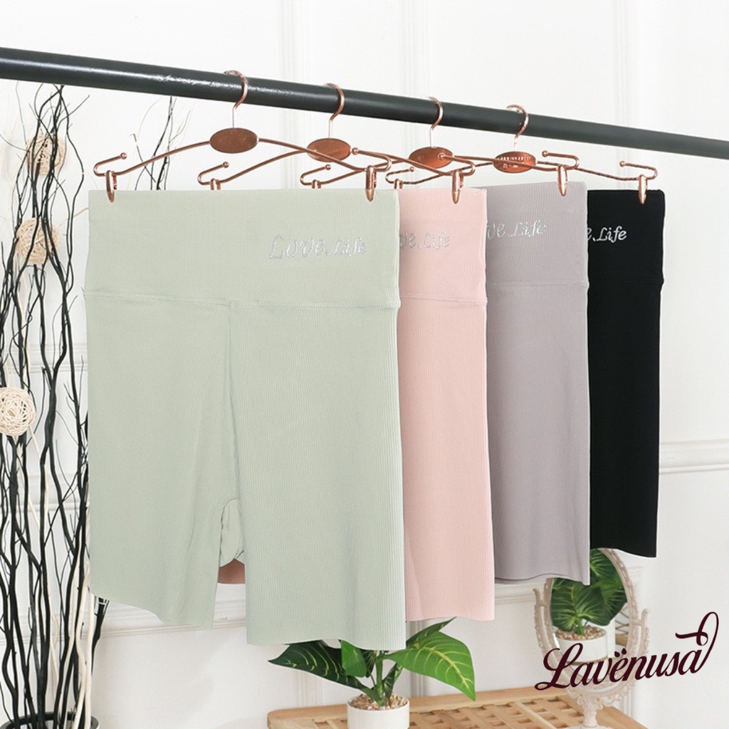 Quần lót đùi nữ mặc trong váy cạp cao co giãn thoáng khí LAVENUSA QL122