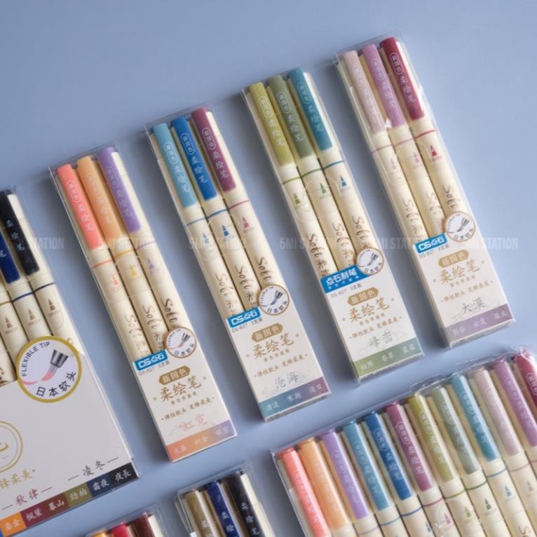 BÚT Soft Brush Sign Pen Luyện Calligraphy Ngòi Cao Cấp